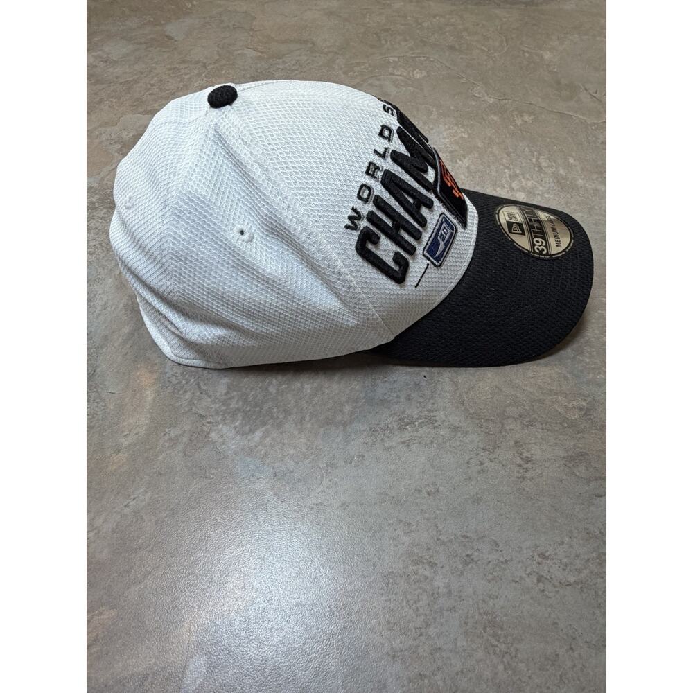 San Francisco Giants Hat Cap 2014 World Series Champs M/L White New Era 39Thirty - Picture 3 of 6